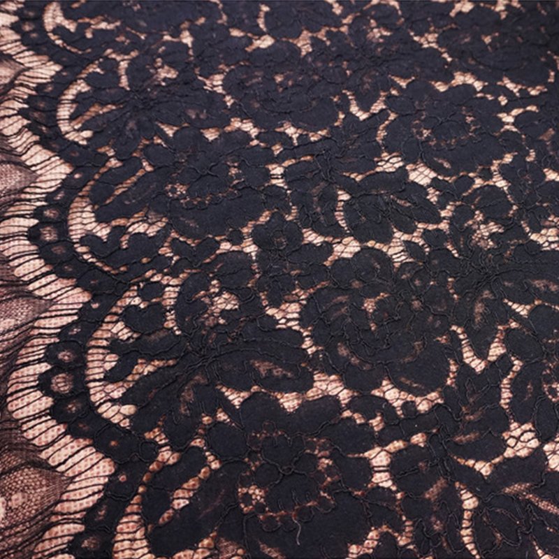 Lace Fabric Dress Eyelash Nylon for Women's Wear Wholesale Supplier 16